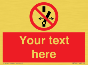 Custom prohibition Do not alter the state of the switch